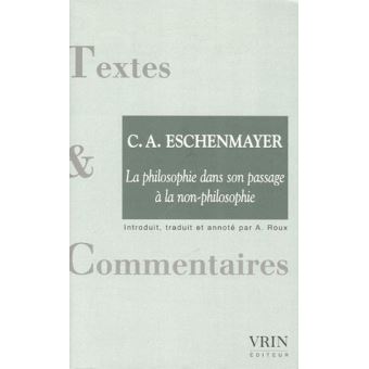 La philosophie dans son passage à la non-philosophie