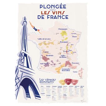 Carte des vins Plongée dans les vins de France - Marie-José Dupuis, Livre  tous les livres à la Fnac