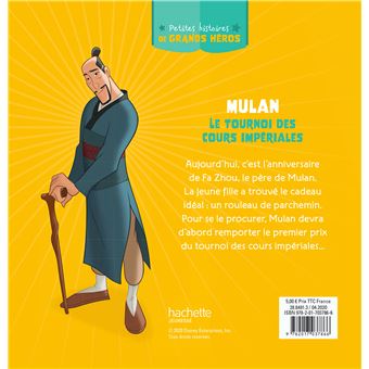 DISNEY PRINCESSES - Les petites histoires de grands héros - Mulan, Le Tournoi des cours impériales