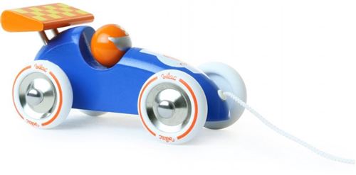 Non Communiqué Orange Voiture De Course A Trainer Bleu Et