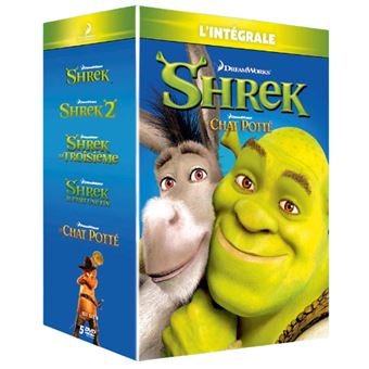 Coffret 100 Shrek L Integrale Des 5 Films Dvd Dvd Zone 2 Achat Prix Fnac