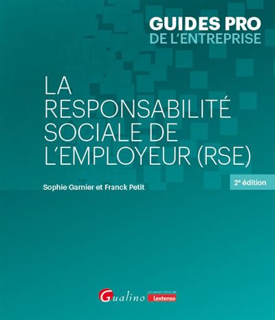 La responsabilité sociale de l'employeur (RSE) - Franck Petit - broché