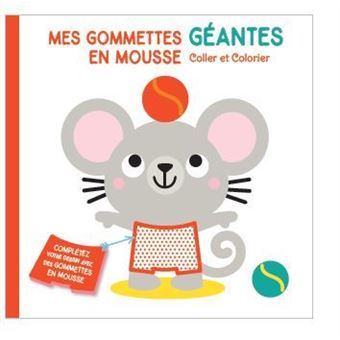 Souris Mes gommettes géantes en mousse