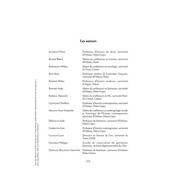 Lieux de mémoires en Centre-Val de Loire