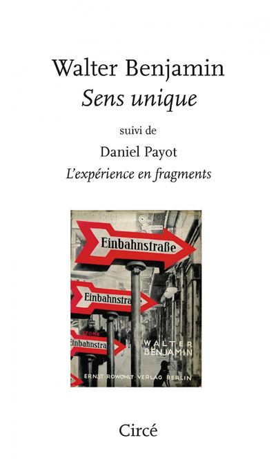 Sens unique - Walter Benjamin - broché
