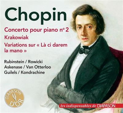 Chopin : Concerto pour piano Numéro 2, Krakowiak & Variations Opus 2