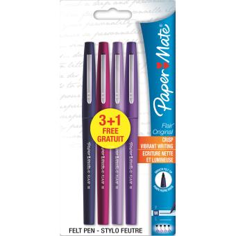 Pack promo 30 + 6 stylos feutres noir Flair Paper Mate - JPG