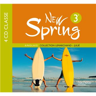 New Spring 3e LV1 - Anglais - 4 CD audio classe