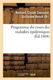 Programme du cours des maladies épidémiques