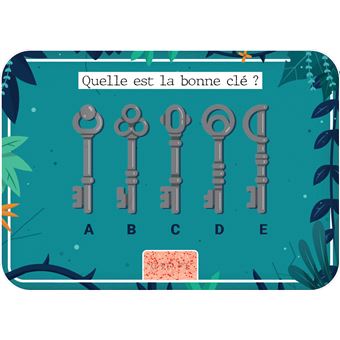 Labyrinthe escape - boîte avec cartes et accessoires
