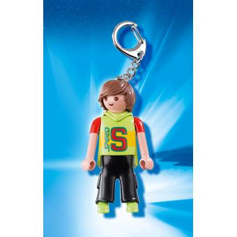 Porte-clés Playmobil Équipe A - Figurine Multicolore