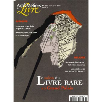 Art et métiers du livre N°337 Laurence Larrieu - mars/avril 2020