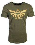 T Shirt Zelda Hyrule Pintuck Vert Taille M