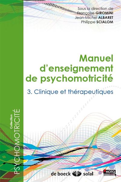Manuel d'enseignement de psychomotricité