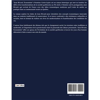 Jean rivard, économiste
