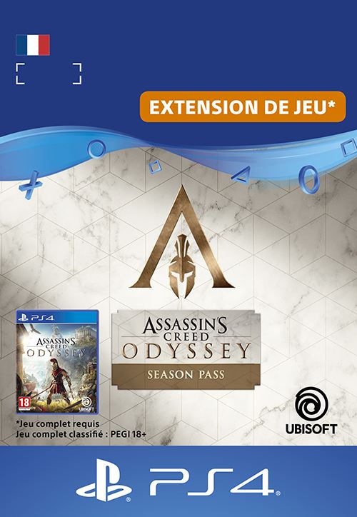 Code de téléchargement Assassin's Creed Odyssey Season Pass PS4
