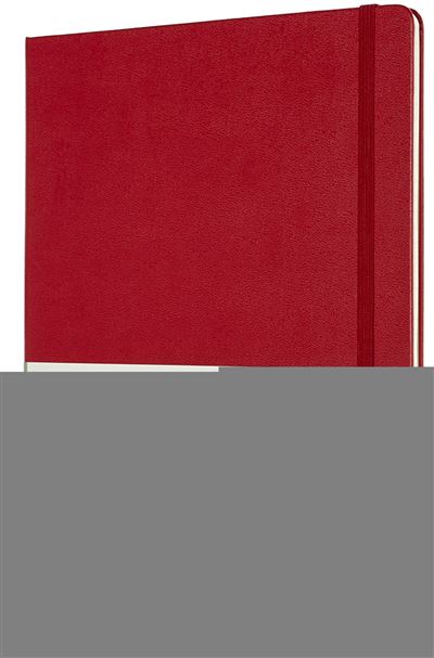 Agenda 2020 Semainier Très Grand Format Rouge Rigide