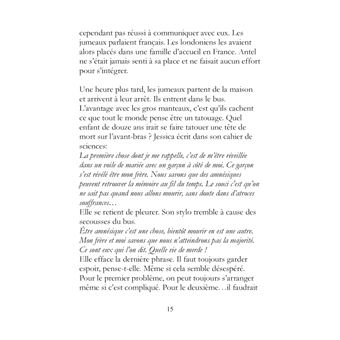 Tu ne resteras pas en vie