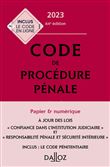 Code de procédure pénale 2023 64ed annoté - Inclus le code pénitentiaire