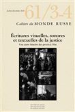 Cahiers du monde russe, n° 61/3-4 - Ecritures visuelles, son