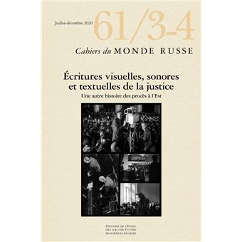 Cahiers du monde russe, n° 61/3-4 - Ecritures visuelles, son