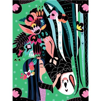8 cartes à gratter féerie des licornes - pochette avec accessoires