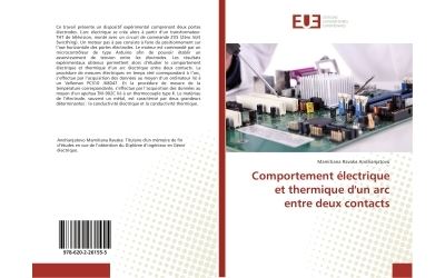 Comportement electrique et thermique d'un arc entre deux con
