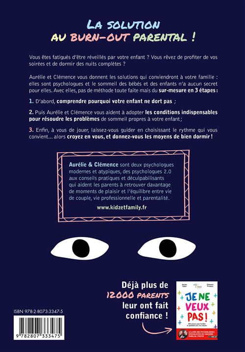 Je Ne Dors Pas Le Guide Sur Mesure Pour Les Parents Qui Veulent Retrouver Le Sommeil Broche Aurelie Callet Clemence Prompsy Achat Livre Ou Ebook Fnac