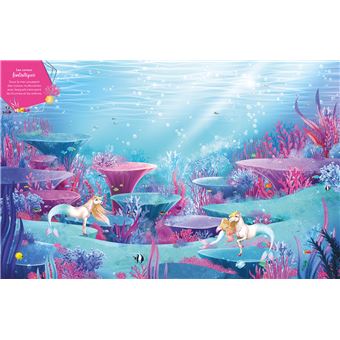 Licornes de rêve - Cahier de stickers Magie des sirènes