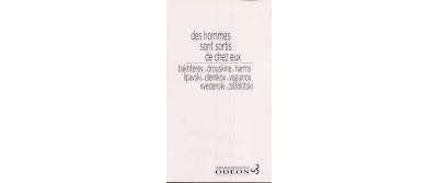 Les hommes sont sortis de chez eux - Michaël Meylac - broché