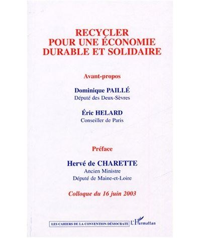 Recycler pour une économie durable et solidaire