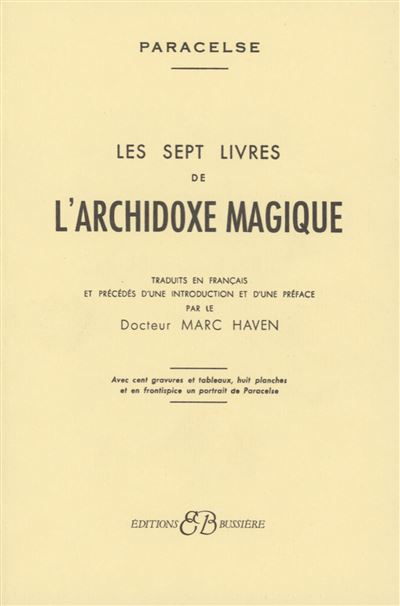 Les Sept livres de l'archidoxe magique