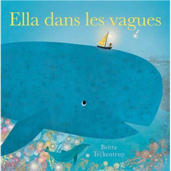 Ella dans les vagues