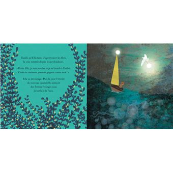 Ella dans les vagues