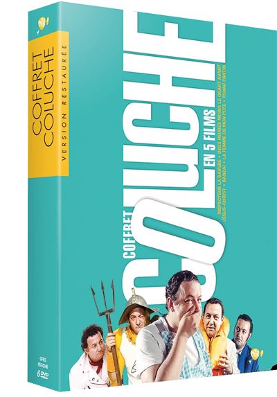 Coffret Coluche 5 Films DVD