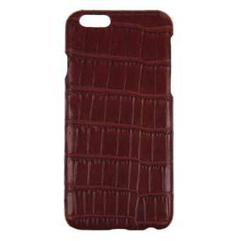 Etui Hadoro pour iPhone 6, Alligator Bordeaux