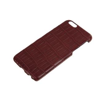 Etui Hadoro pour iPhone 6, Alligator Bordeaux