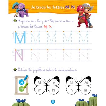 DINO RANCH - J'apprends les grandes lettres - Moyenne Section