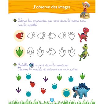 DINO RANCH - J'apprends les grandes lettres - Moyenne Section