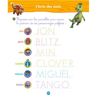 DINO RANCH - J'apprends les grandes lettres - Moyenne Section