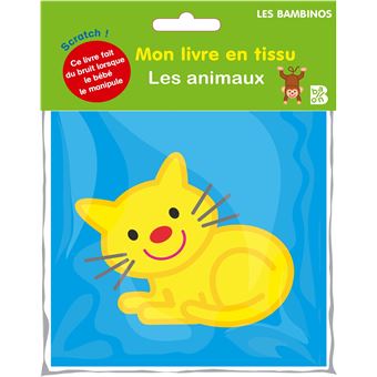 Mon livre en tissu - Les animaux