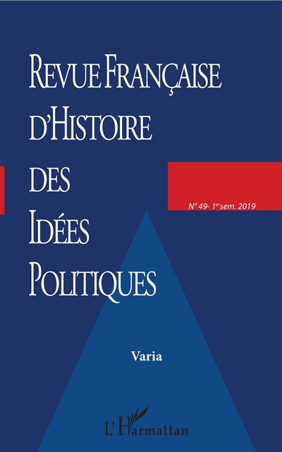 Revue française d'histoire des idées politiques