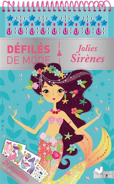 Jolies sirenes bloc a spirale