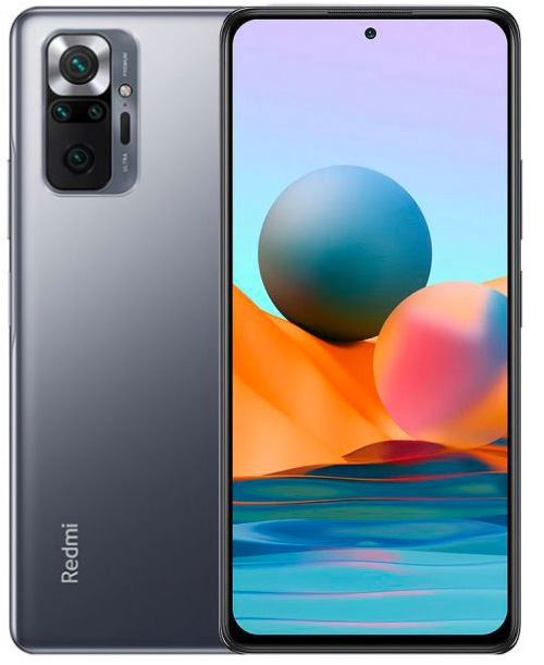 Xiaomi Redmi Note 10 Pro - 4G smartphone - double SIM - RAM 4 Go / 64 Go - écran OEL - 6.67 - 2400 x 1080 pixels (120 Hz) - 4x caméras arrière 108 MP, 8 MP, 5 MP, 2 MP - front camera 16 MP - gris onyx