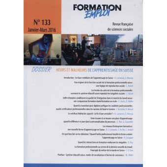 Heurs Et Malheurs De L Apprentissage En Suisse Broche Cereq Livre Tous Les Livres A La Fnac