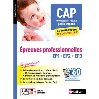 CAP accompagnant éducatif petite enfance - Le tout-en-un - EPR EP1 EP2 EP3 2022/2023