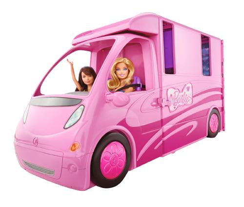 van barbie avec cheval