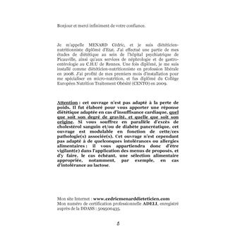 Quelle alimentation pour l'insuffisance cardiaque ?