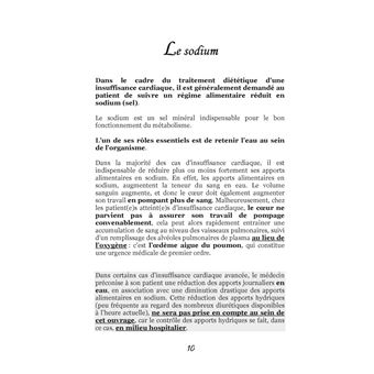 Quelle alimentation pour l'insuffisance cardiaque ?