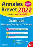 Annales Brevet 2022 Sciences